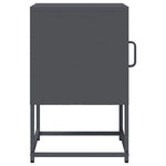 ZNTS Bedside Cabinet Anthracite 36x39x60.5 cm Cold-rolled Steel 853328