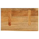 Table Top Live Edge 60x40x2.5 cm Solid Wood Mango 370536