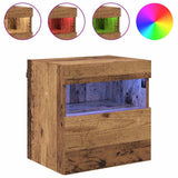 TV Wall Cabinets 2 pcs Old Wood 40 x 30 x 40 cm Engineered Wood 882972