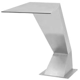Pool Fountain Stainless Steel 64x30x52 cm Silver 43694