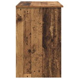 Desk with Drawer Old Wood 90 x 49 x 75 cm Engineered Wood 869272