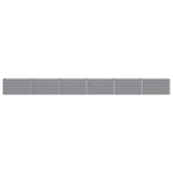Raised Garden Bed Grey 600 x 40 x 55 cm cold-rolled steel 8006299