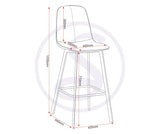 ZNTS Quebec Bar Chair 400-404-025