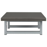 Two Piece Bathroom Furniture Set Ceramic Grey 279331