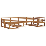 Outdoor Sofa Set 6 pcs Natural Solid Acacia Wood 3367817