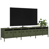 TV Cabinet Olive Green 202x39x43.5 cm Cold-rolled Steel 3307153