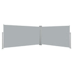 Retractable Side Awning 160x600 cm Grey 42180