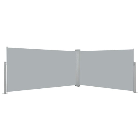 Retractable Side Awning 160x600 cm Grey 42180