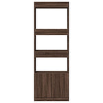 Highboard Brown Oak 63x33x180 cm Engineered Wood 3309606