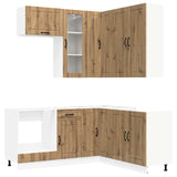 Kitchen Unit LUCCA 8 pcs Artisan Oak Engineered Wood 3438410