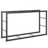 Firewood Rack Black 110x30x61 cm Steel 4018466