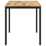 Garden Dinner Table White and Black 70 x 68.5 x 75 cm 901756