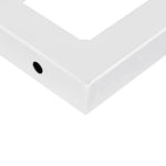 Basin Shelf Wall Mounted Steel and Solid Wood Beech 3302368