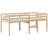 High Sleeper Bed without Mattress 90x200 cm Solid Wood Pine 3281977