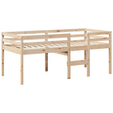 ZNTS High Sleeper Bed without Mattress 90x200 cm Solid Wood Pine 3281977