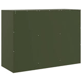 Sideboard Olive Green 99x39x73 cm Steel 841791