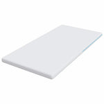 Mattress Pad White 100 x 200 cm Gel Memory Foam 4106279