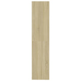 Book Cabinet/Room Divider Sonoma Oak 80x30x135 cm Engineered Wood 811712