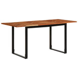 Dining Table 160x80x75 cm Solid Wood Acacia 373618