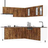 11 Piece Kitchen Cabinet Set Lucca Smoked Oak Engineered Wood 3314926