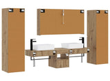 Bathroom Furniture Set 6 pcs Artisan Oak 3407206