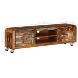 TV Cabinet 120x30x36 cm Solid Reclaimed Wood 247512