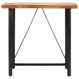 Bar Table 110x55x107 cm Solid Wood Mango and Iron 356381