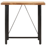 ZNTS Bar Table 110x55x107 cm Solid Wood Mango and Iron 356381