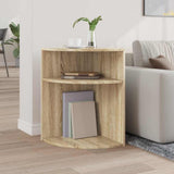 End Table Sonoma Oak 39.7 x 39.7 x 60 cm Engineered Wood 891132