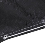 ZNTS Garden Furniture Covers 2 pcs L-Shaped 12 Eyelets 250x250x90 cm 3082835