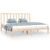 Bed Frame without Mattress Solid Wood Pine 200x200 cm 3105180