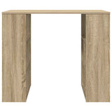 Desk with Shelf Sonoma Oak 90 x 50 x 75 cm Engineered Wood 869508