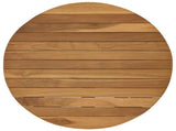 Table Top 50 x 3.5 Round Solid Teak Wood Natural 42033150