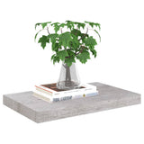 Floating Wall Shelves 4 pcs Concrete Grey 50x23x3.8 cm MDF 326596