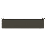 2-Piece Bench Cushions SOEST 2 pcs 100% Polyester Anthracite 949099
