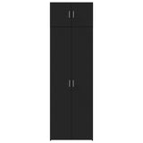 Storage Cabinet Black 70x42.5x225 cm Engineered Wood 3281323