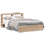 Bed Frame with Headboard without Mattress 140x190 cm 3305987