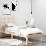 Bed Frame without Mattress 100x200 cm Solid Wood 3105460