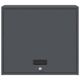 Wall Cabinet for Garage with Gas-lift Door Anthracite 883270