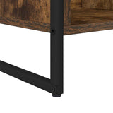 Book Cabinet Smoke Oak 68 x 30 x 108.5 cm Engineered Wood 886542