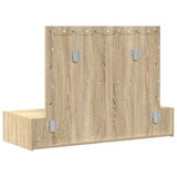 Dressing Table Brown 100 x 40 x 70 cm Engineered Wood 865237