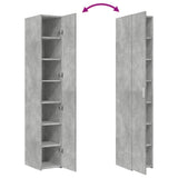 Highboard Concrete Grey 30x42.5x185 cm Engineered Wood 3281395