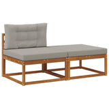 Sectional Sofa Units with Cushion 2 Piece Natural 900548