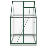 Greenhouse with Base Frame Green 169x114x202 cm Aluminium 4005826