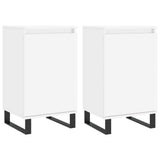 Sideboards 2 pcs White 40x35x70 cm Engineered Wood 831069