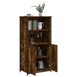 Highboard Smoked Oak 62x36x121,5 cm Engineered Wood 834212