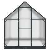 Garden Greenhouse with Door Anthracite 183.5 x 363.5 x 207 cm 3433044