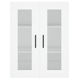 Highboard White 69.5x34x180 cm Engineered Wood 3198425