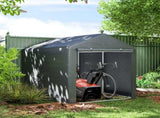2.2 x 1.6 m Outdoor Storage Tent, with Accessories - Dark Grey T3398P325197