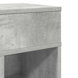 Bedside Cabinets 2 pcs with Drawer Concrete Grey 25x31x66 cm 858621